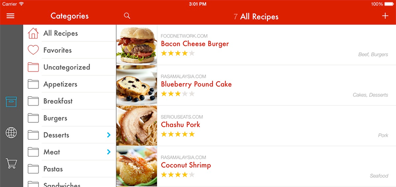 Capture d ecran de Paprika Recipe Manager